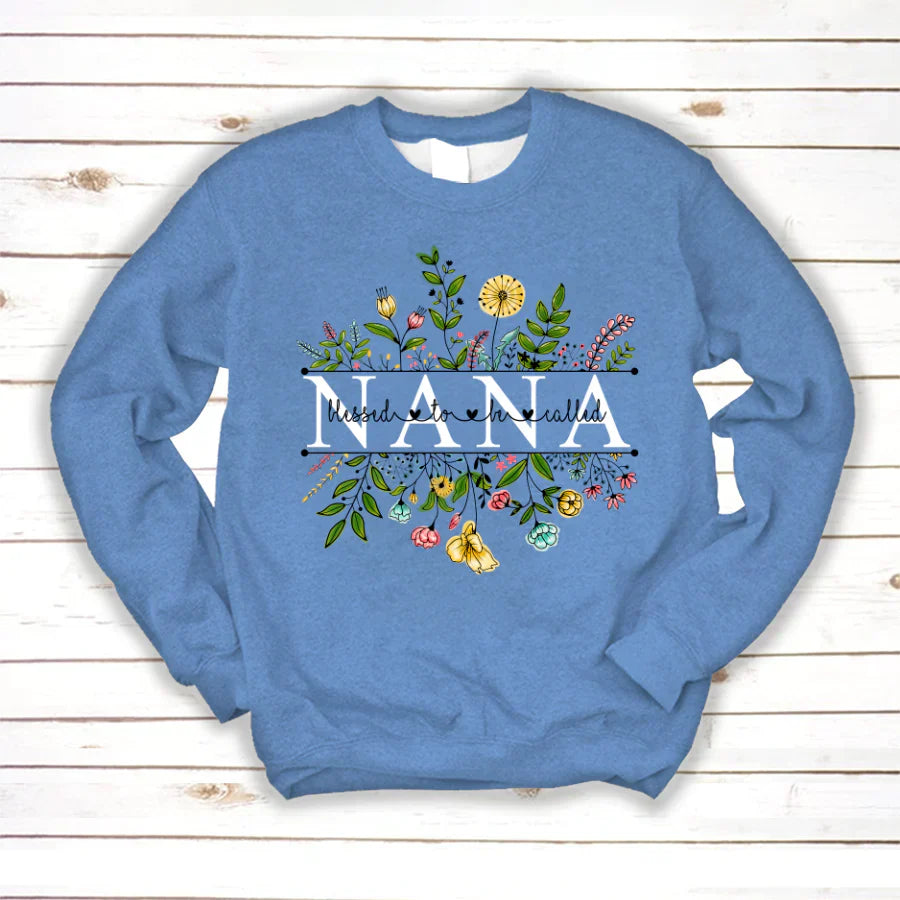 Wildflowers Blessed To Be Called Nana Sweatshirt