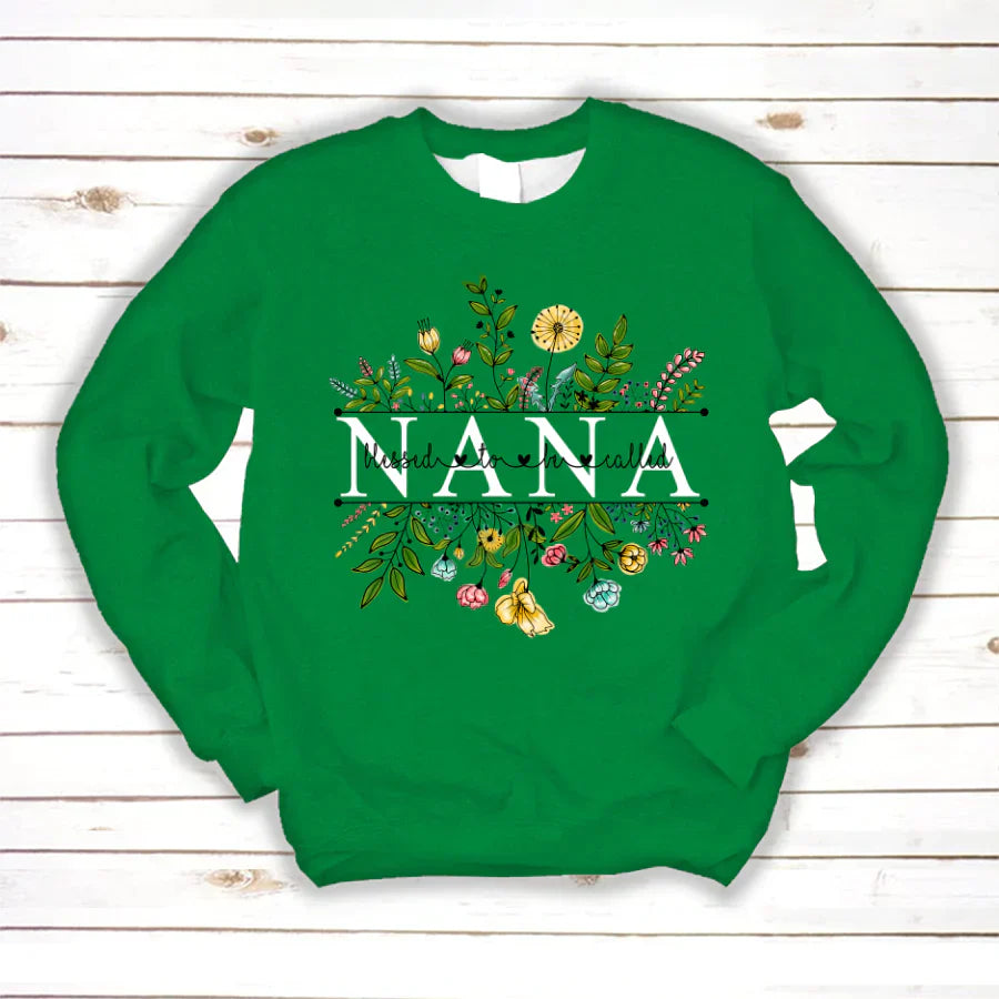 Wildflowers Blessed To Be Called Nana Sweatshirt