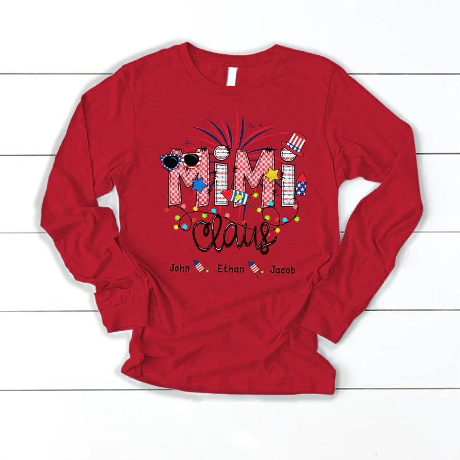 Christmas Mimi Claus And Kids CTH01 Longsleeve