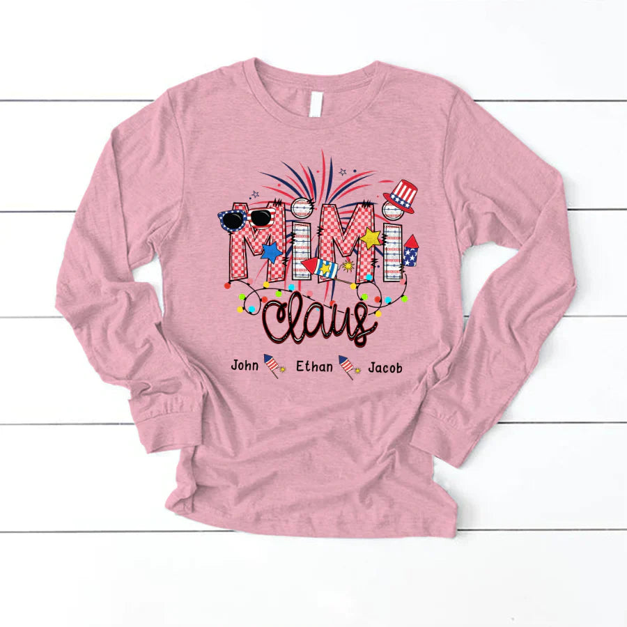 Christmas Mimi Claus And Kids CTH01 Longsleeve