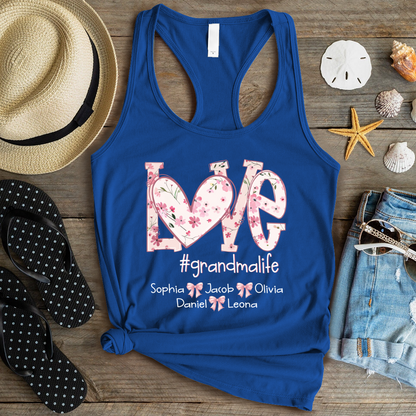 Flower Love Grandma Life Daisy Floral Mothers Day Gift Shirt