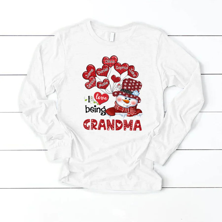 I Love Being A Grandma And Kids CTH01 Longsleeve
