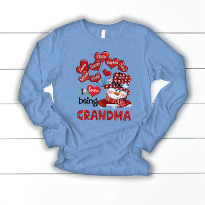I Love Being A Grandma And Kids CTH01 Longsleeve