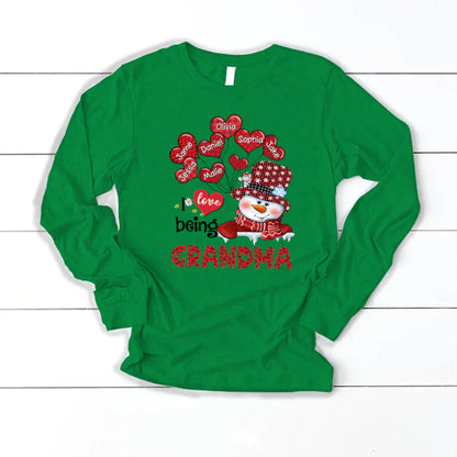 I Love Being A Grandma And Kids CTH01 Longsleeve