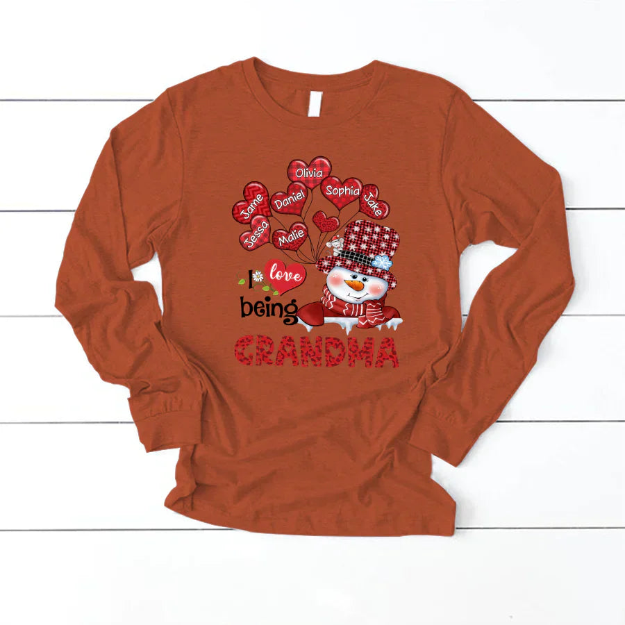 I Love Being A Grandma And Kids CTH01 Longsleeve