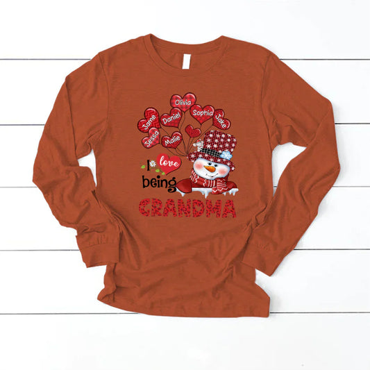 I Love Being A Grandma And Kids CTH01 Longsleeve