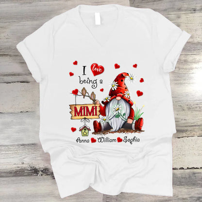 I Love Being A Mimi Heart VT2212001 V-Neck
