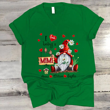I Love Being A Mimi Heart VT2212001 V-Neck