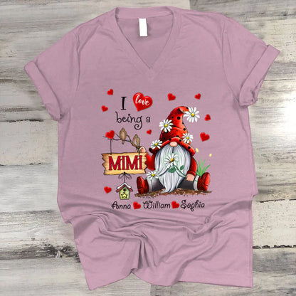 I Love Being A Mimi Heart VT2212001 V-Neck