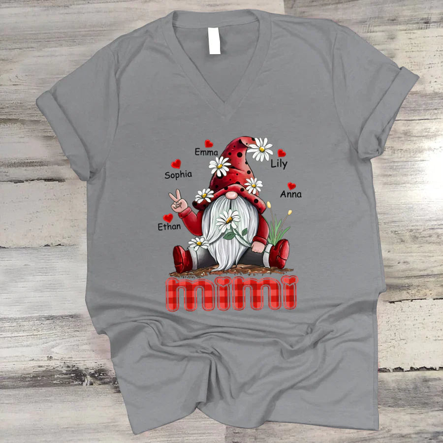 Mimi Gnome Heart Kids VT22120072 V-Neck