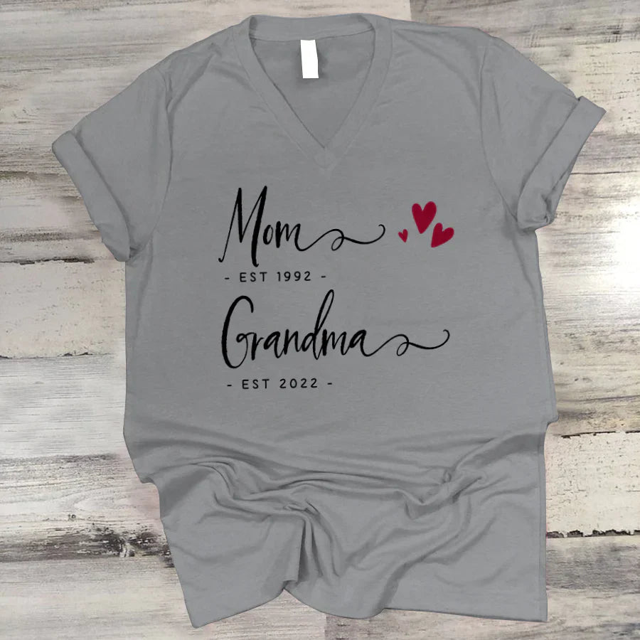 Mom Grandma VTN221125 V-Neck