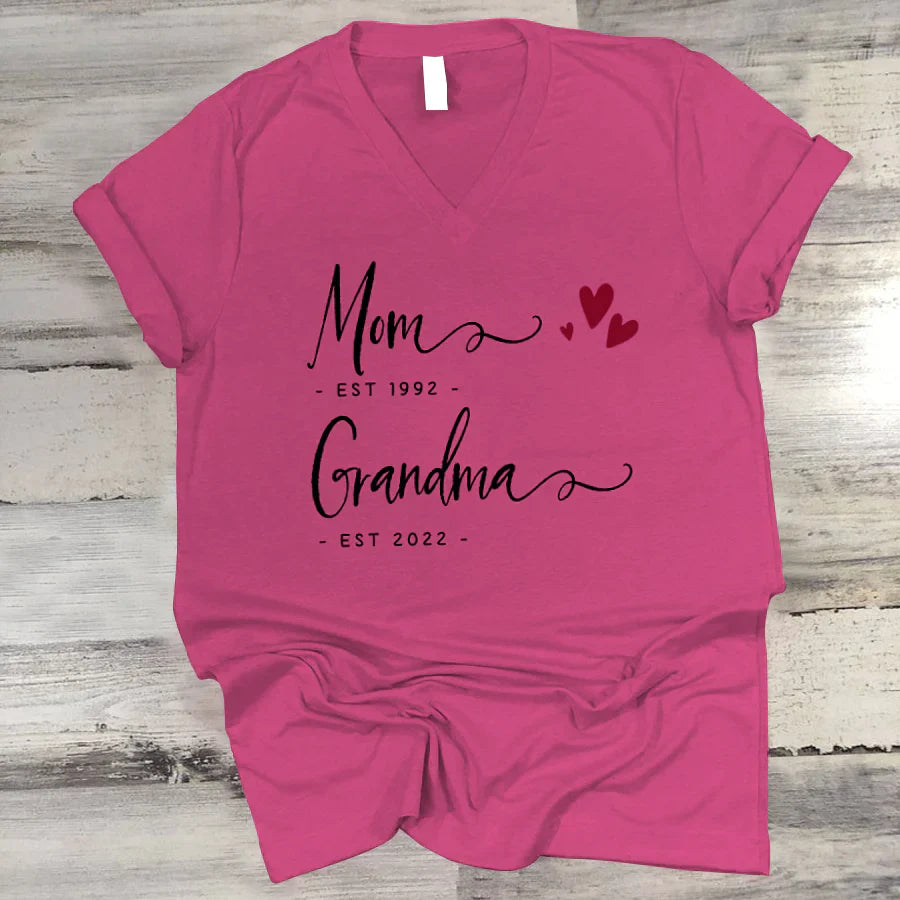 Mom Grandma VTN221125 V-Neck