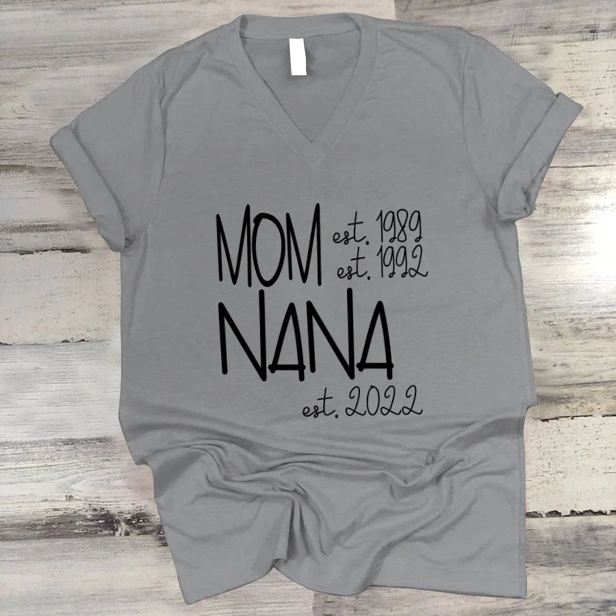 Mom Nana Est VTN221125 V-Neck