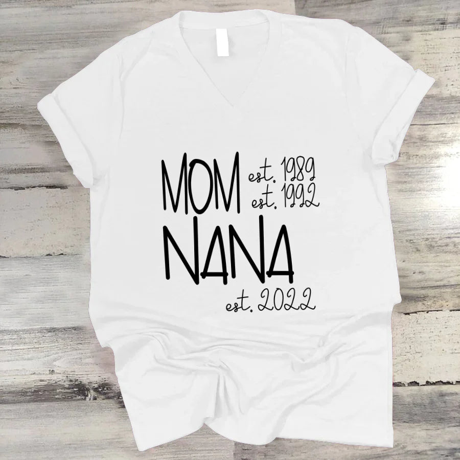 Mom Nana Est VTN221125 V-Neck