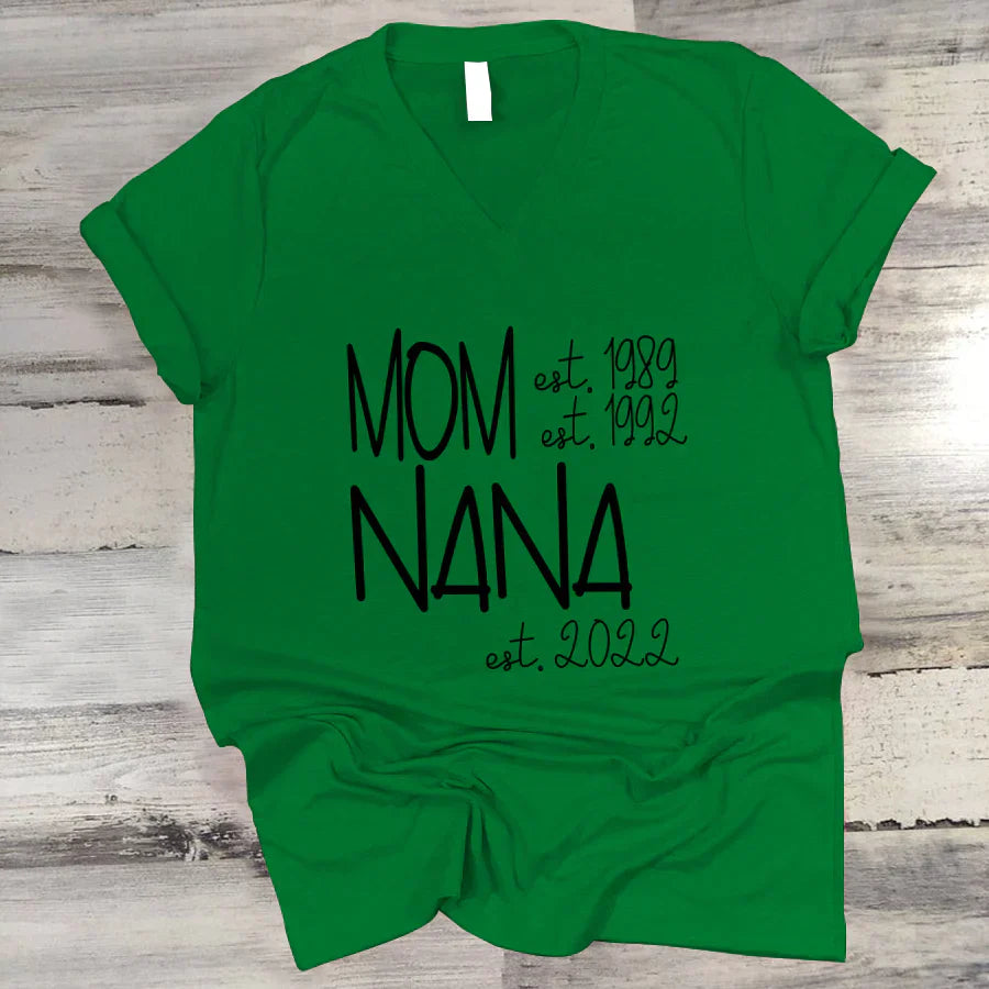 Mom Nana Est VTN221125 V-Neck