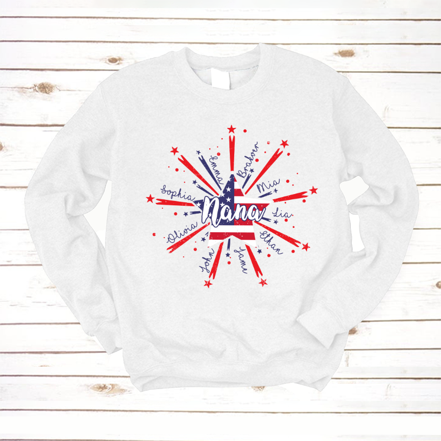 Nana Starburst 4th july american CL01 Sweatshirt
