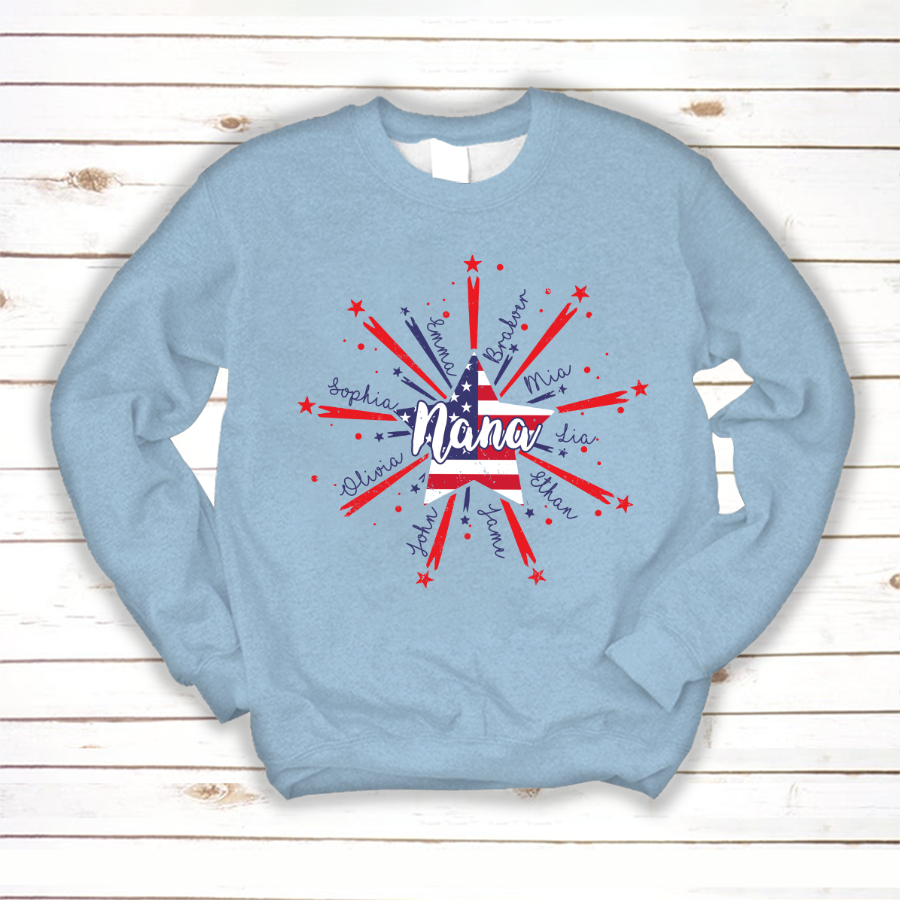 Nana Starburst 4th july american CL01 Sweatshirt