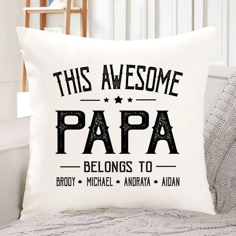 Papa And Kids Awesome VT2212002 Indoor Pillow