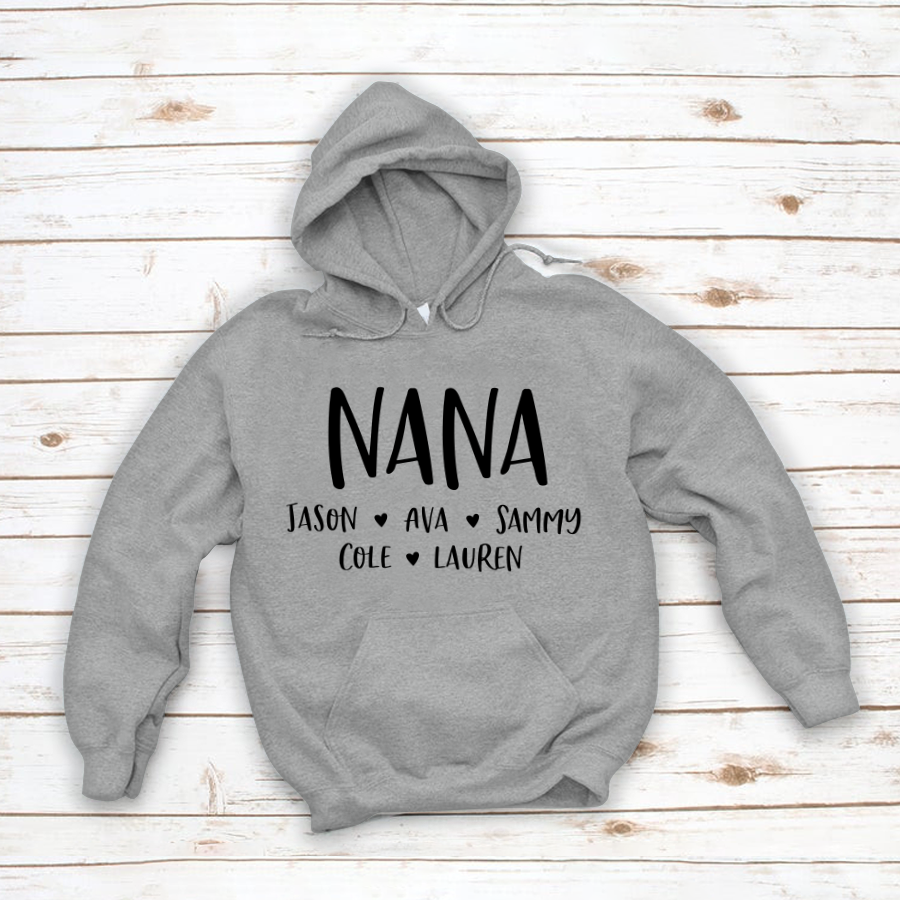 Personalized Nana Shirt, Mother's Day Gifts For Grandma