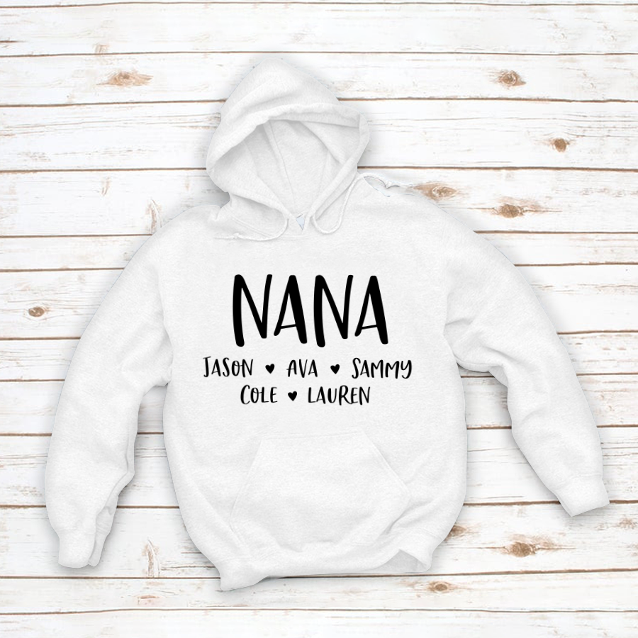 Personalized Nana Shirt, Mother's Day Gifts For Grandma