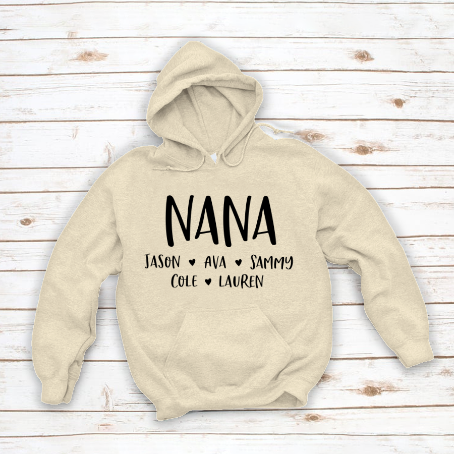 Personalized Nana Shirt, Mother's Day Gifts For Grandma