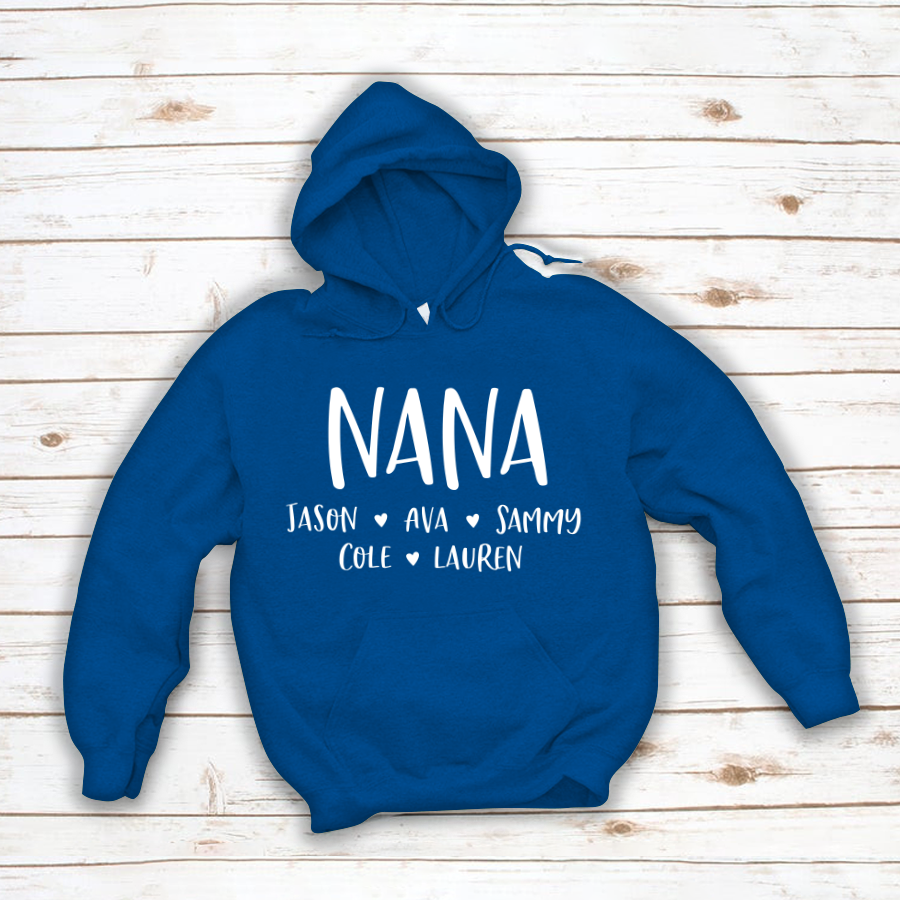 Personalized Nana Shirt, Mother's Day Gifts For Grandma