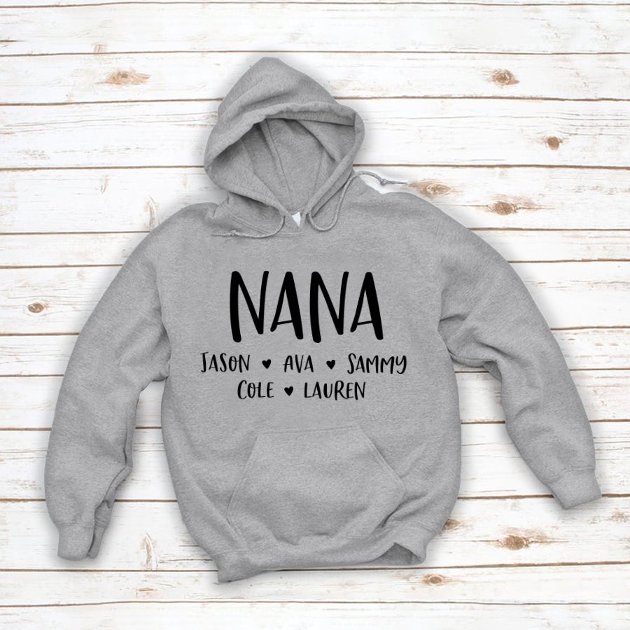 Personalized Nana Shirt, Mother's Day Gifts For Grandma