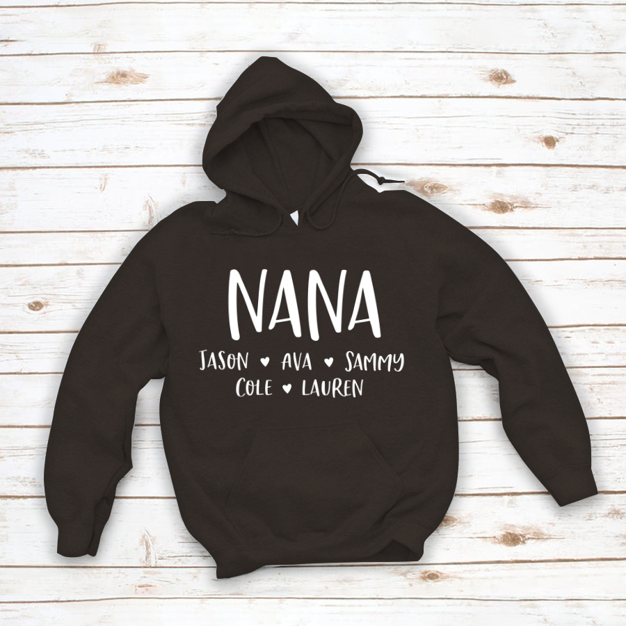 Personalized Nana Shirt, Mother's Day Gifts For Grandma