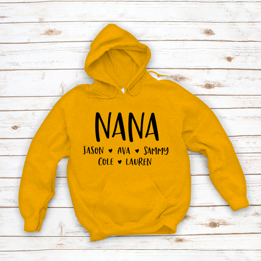 Personalized Nana Shirt, Mother's Day Gifts For Grandma