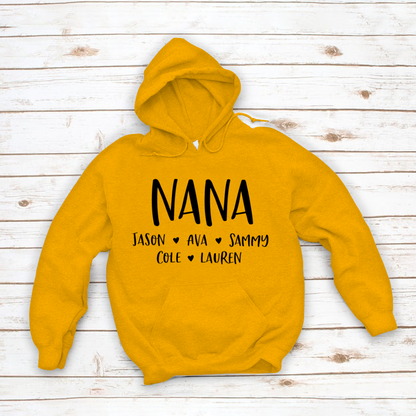 Personalized Nana Shirt, Mother's Day Gifts For Grandma