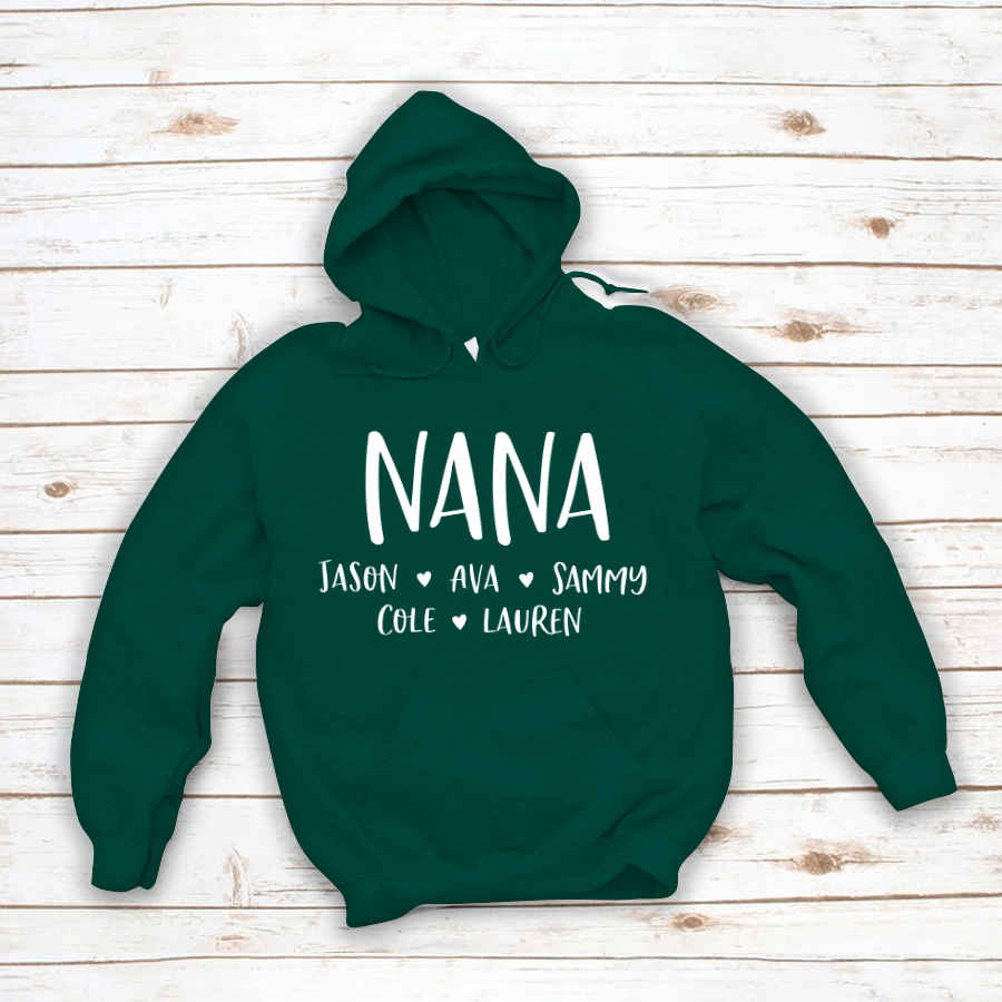 Personalized Nana Shirt, Mother's Day Gifts For Grandma