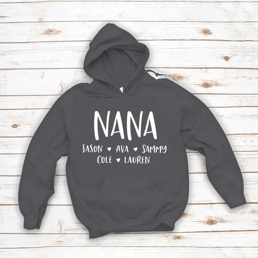 Personalized Nana Shirt, Mother's Day Gifts For Grandma