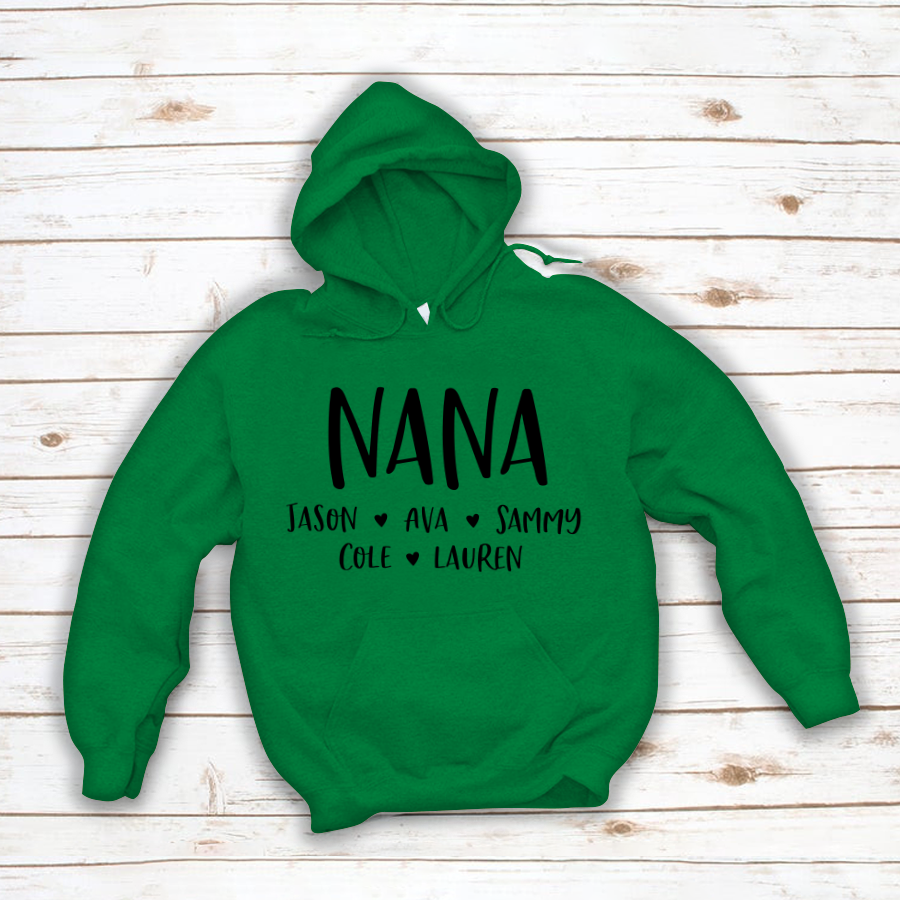 Personalized Nana Shirt, Mother's Day Gifts For Grandma