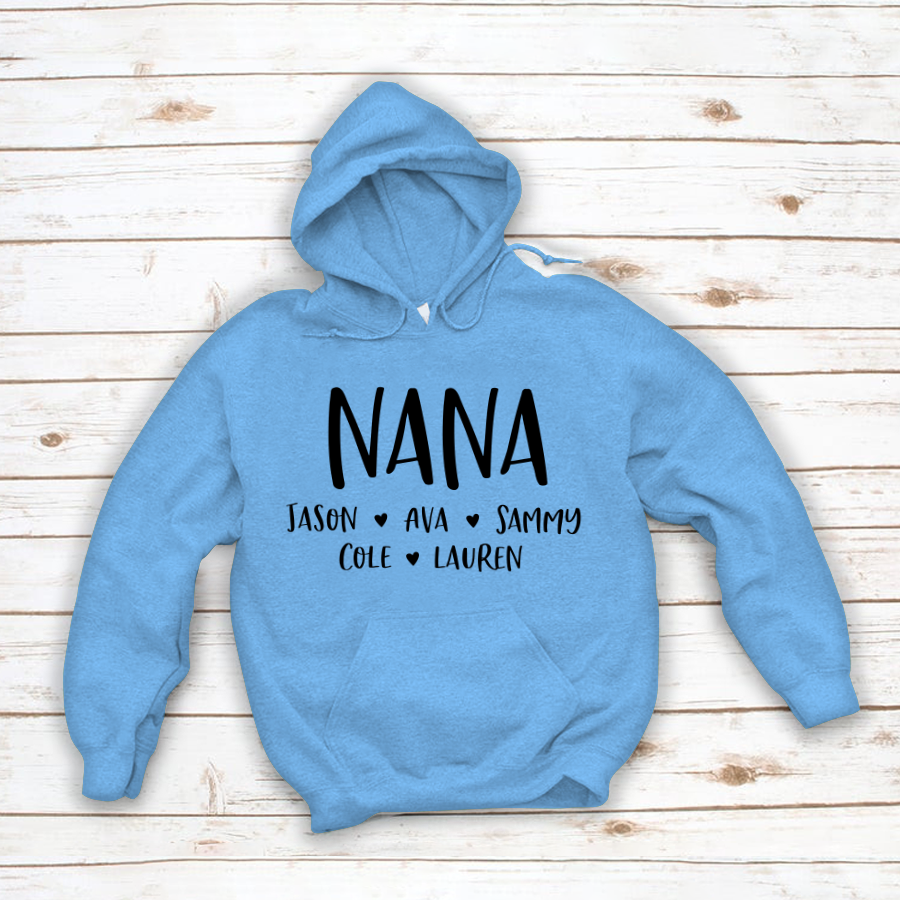 Personalized Nana Shirt, Mother's Day Gifts For Grandma