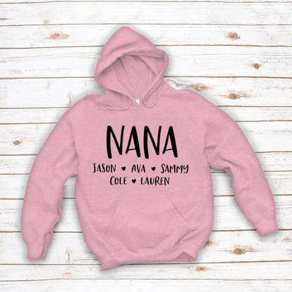 Personalized Nana Shirt, Mother's Day Gifts For Grandma