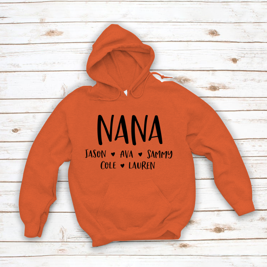 Personalized Nana Shirt, Mother's Day Gifts For Grandma