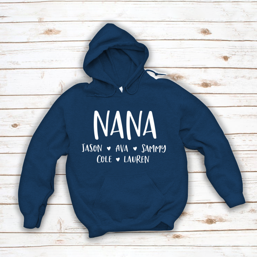 Personalized Nana Shirt, Mother's Day Gifts For Grandma