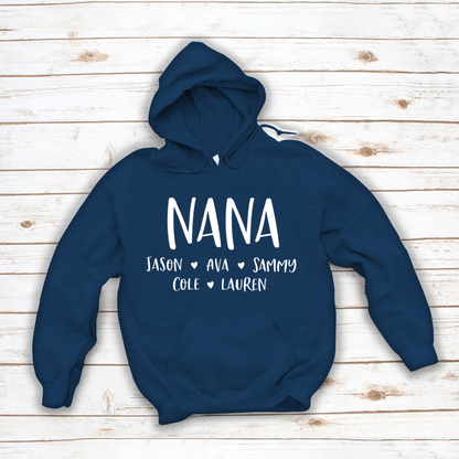 Personalized Nana Shirt, Mother's Day Gifts For Grandma