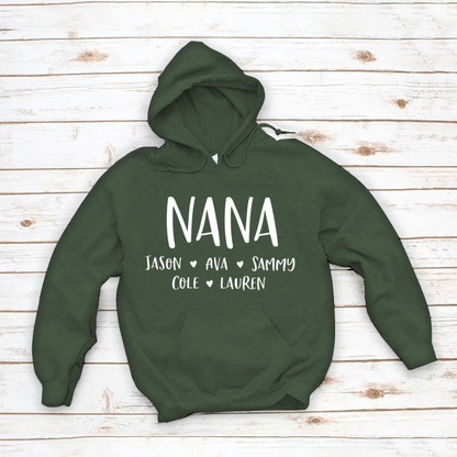 Personalized Nana Shirt, Mother's Day Gifts For Grandma