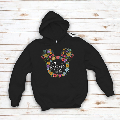 Test Custom Gigi Floral Mother's Day Gift Shirt