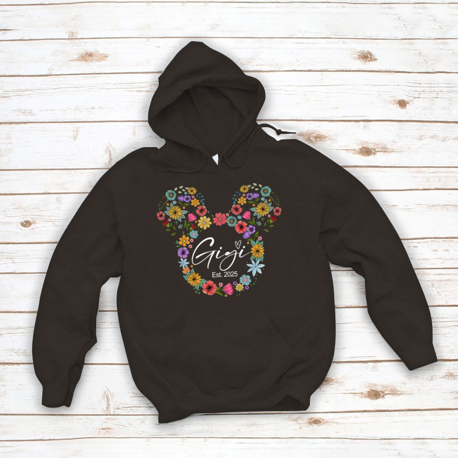 Test Custom Gigi Floral Mother's Day Gift Shirt