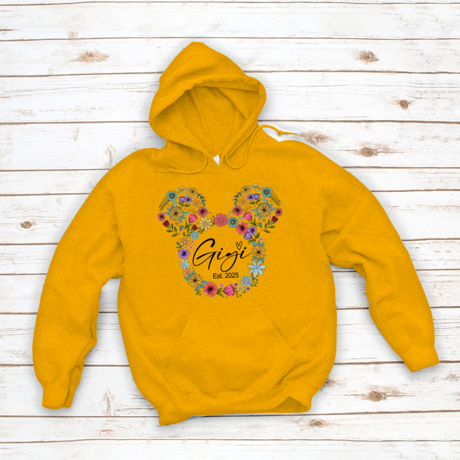 Test Custom Gigi Floral Mother's Day Gift Shirt