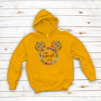 Test Custom Gigi Floral Mother's Day Gift Shirt