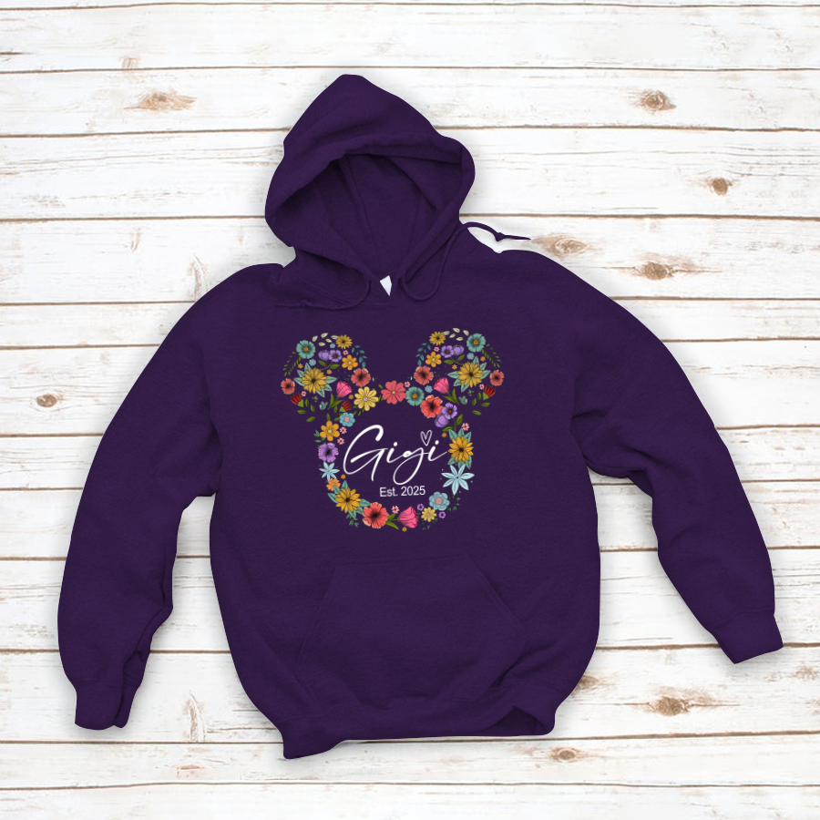 Test Custom Gigi Floral Mother's Day Gift Shirt