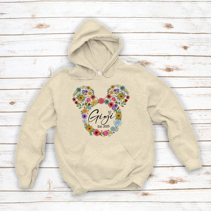 Test Custom Gigi Floral Mother's Day Gift Shirt
