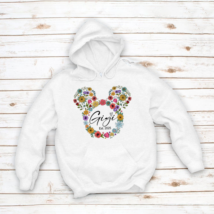 Test Custom Gigi Floral Mother's Day Gift Shirt