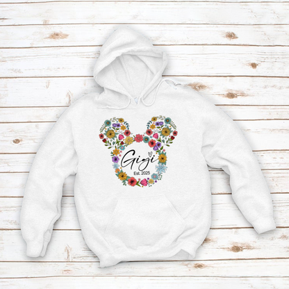 Test Custom Gigi Floral Mother's Day Gift Shirt