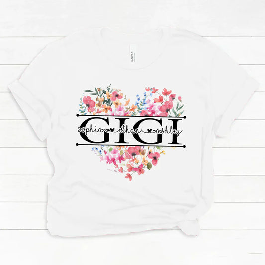 Wildflowers Watercolor Floral Gigi And Grandkids CTH01 Classic Canvas
