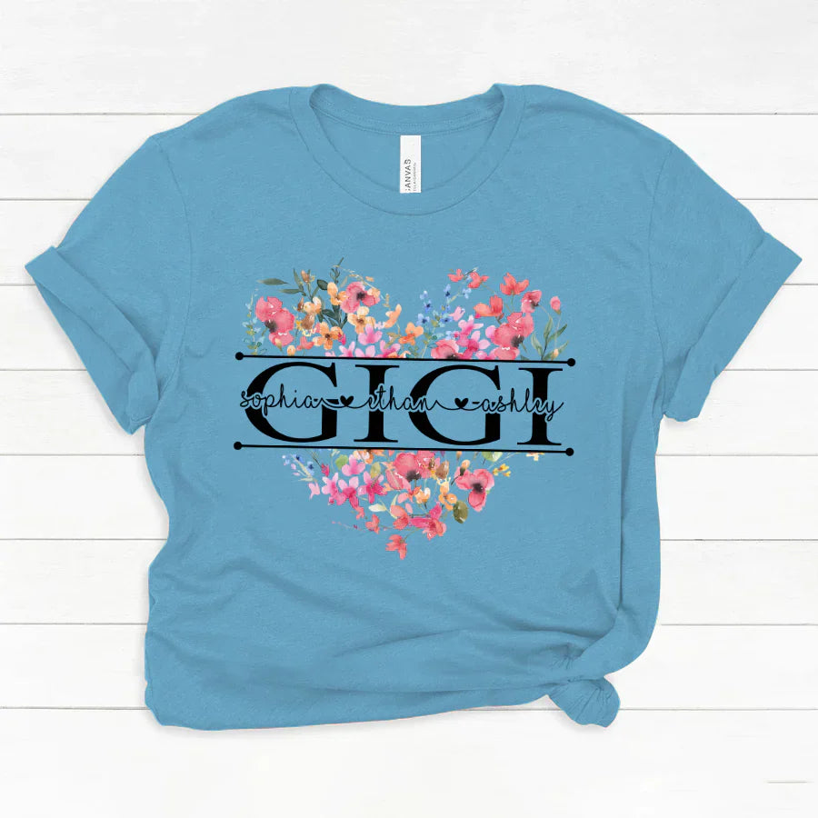 Wildflowers Watercolor Floral Gigi And Grandkids CTH01 Classic Canvas