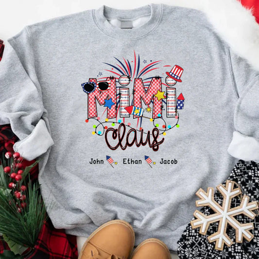 Christmas Mimi Claus And Kids CTH01 Sweatshirt